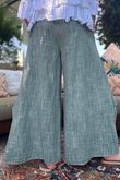 Frame Scoop Hem Pant Washed Khaki